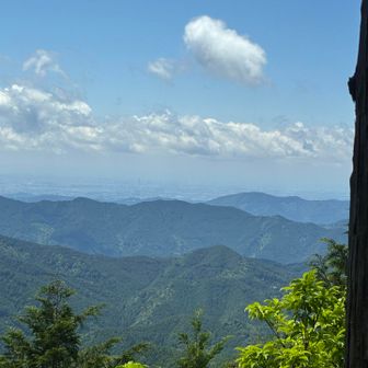 ニ度も登った甲斐がありました🥹
奥に見えるのが観音山