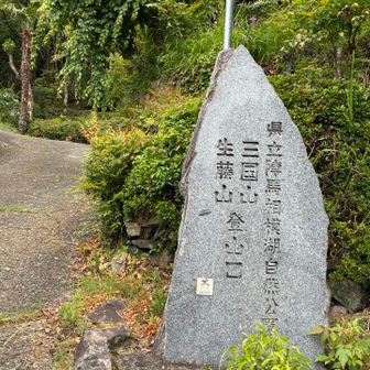 1時間歩いてようやく登山口