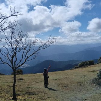 山がたくさん見えるーーー