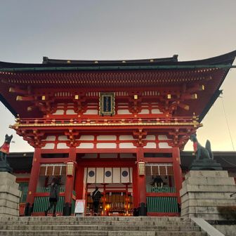 伏見稲荷に突入