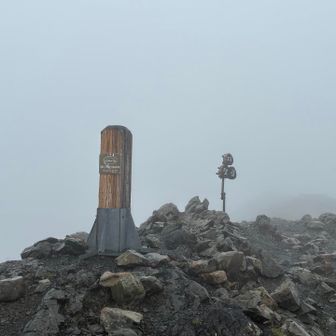 聖岳（前聖岳）⛰️

この先に奥聖岳もあって、どちらが百名山なのか調べてないので、そちらも踏んでおく。