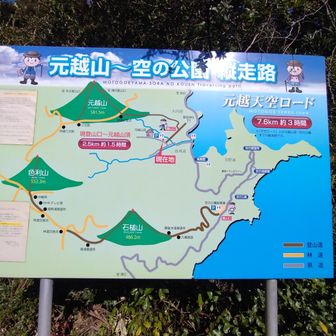 なるほどなるほど縦走可能だな😀　案内板は小さい字も読みましょう