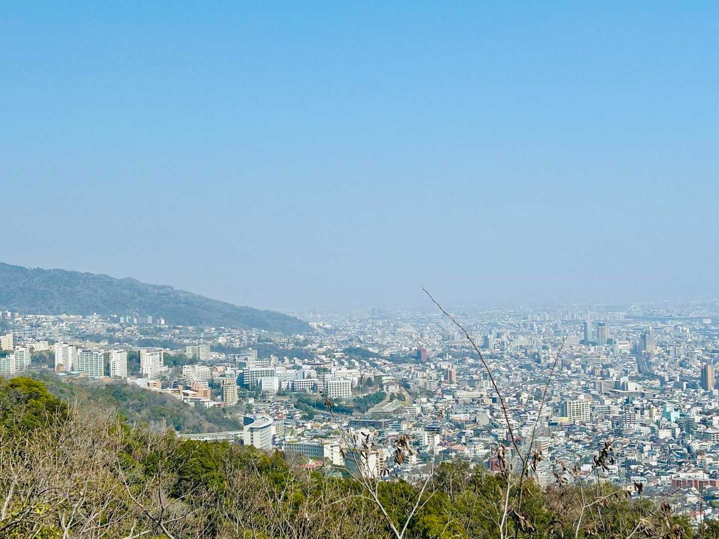 その先にあった展望台からの景色
静かで穴場です