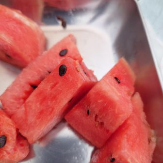我が家のスイカ🍉　旨い☺️