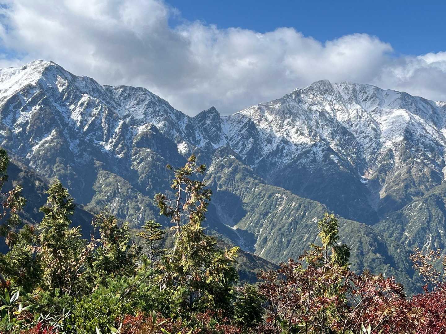 二ノ背髪-小遠見山-五竜登山口-中遠見山-大遠見山-地蔵の 縦走コースの写真