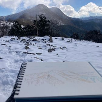 風が無いのでスケッチ🎨