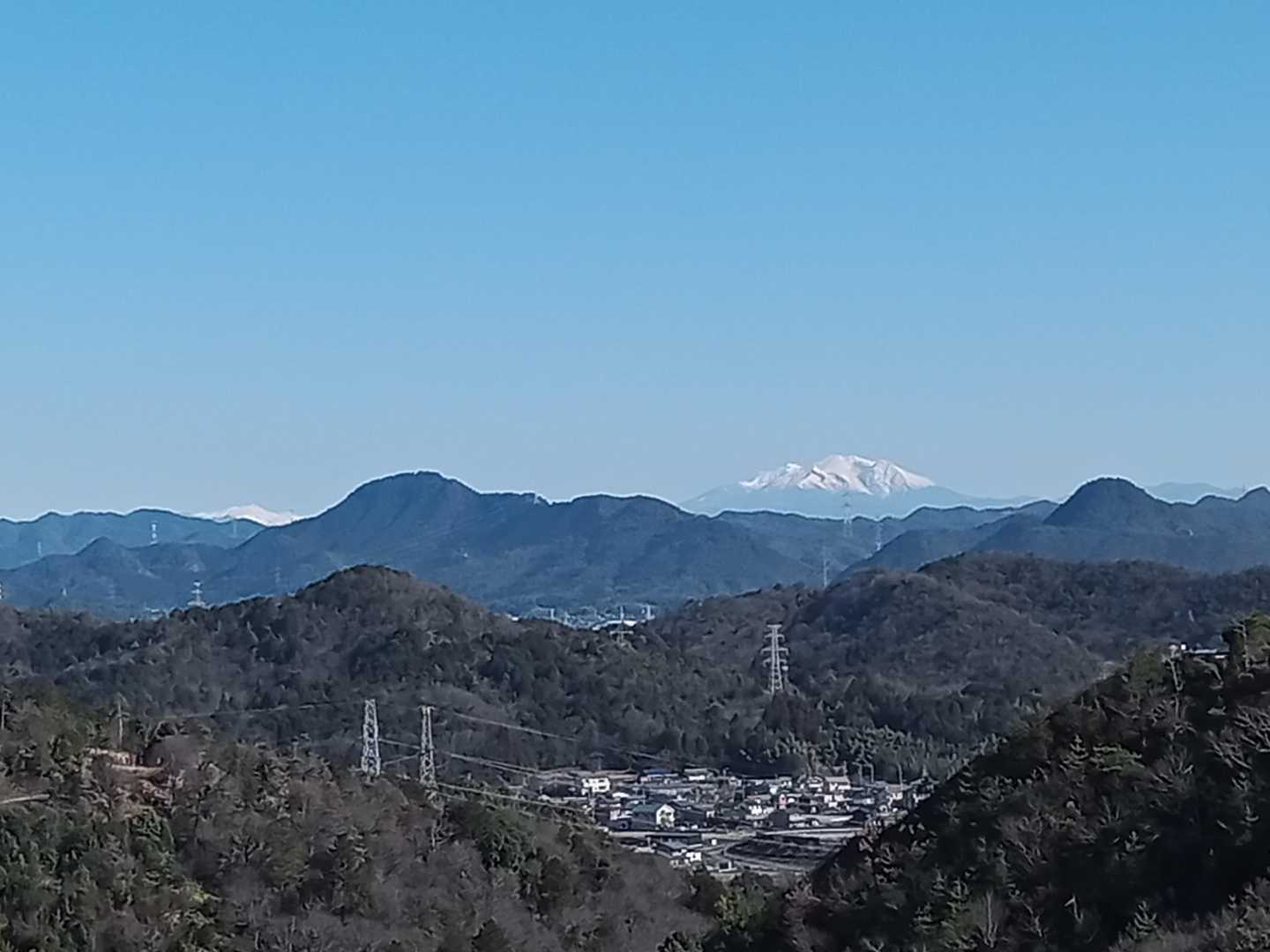 御嶽山と乗鞍岳