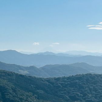 富士山🗻薄っすら見えてる👀