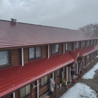 かなり時間をかけてやっと山荘に到着しました。個室を予約しましたがコタツがあってぬくぬくでした♡でもなんといってもトイレが一番暖かかった(笑)