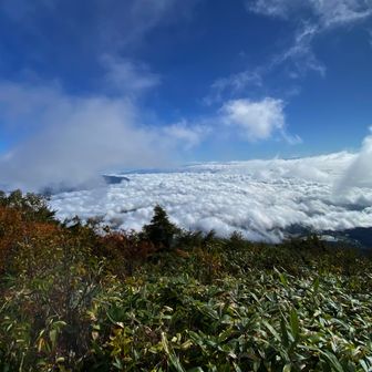 野尻・斑尾方面は凄い雲海☁️☁️☁️☁️☁️