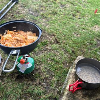 早めの晩御飯
荷物重かったが豚キムチは大成功