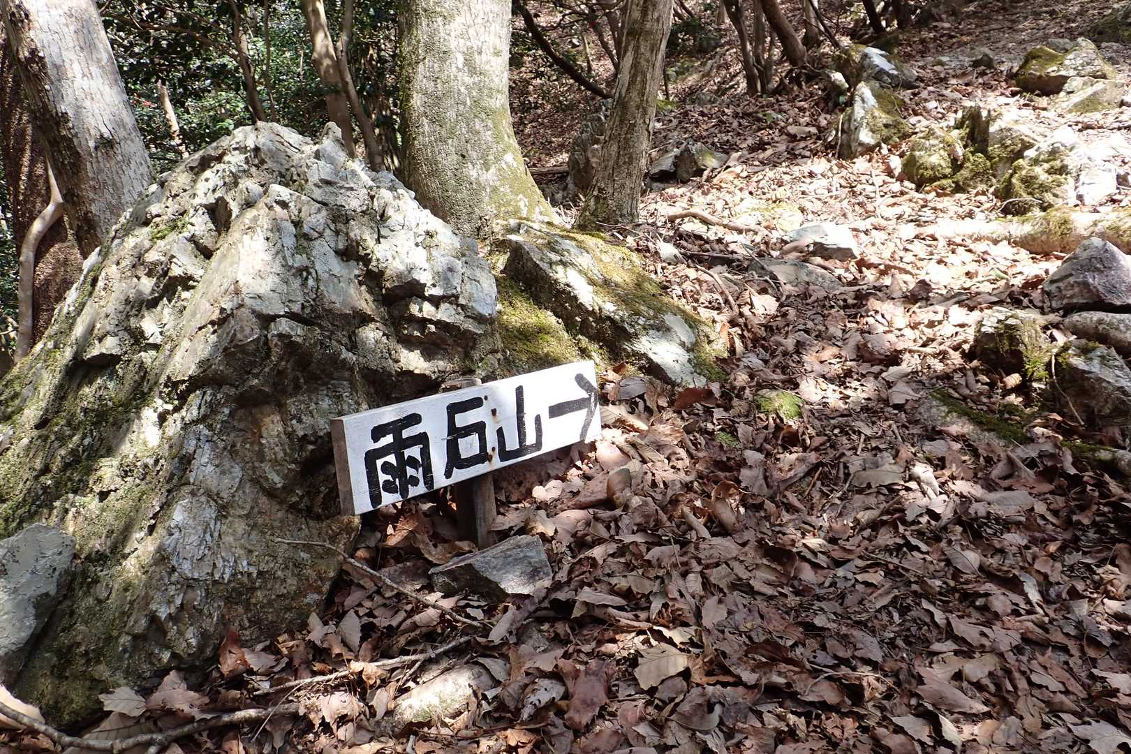 毘沙門洞-雨石山 往復コースの写真