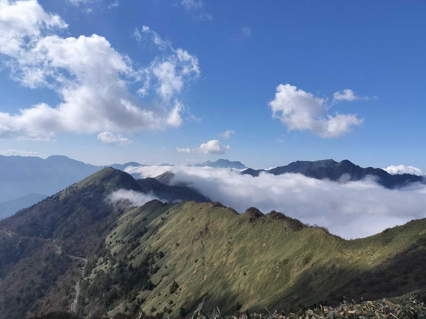 旧寒風山トンネル南口-桑瀬峠-伊予富士-寒風山 周回コースの写真