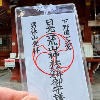 無事に下山したので納めて帰ろうと思ったら、「交通安全のお守りでもあるので、1年間お持ちください」とのこと。なるほど🚗