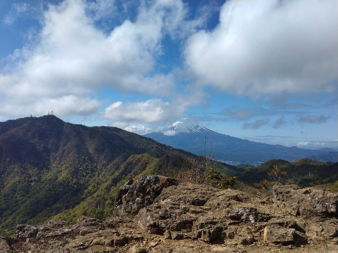 三ッ峠山登山口-大幡八丁峠-清八山-清八峠-本社ヶ丸 往復コースの写真