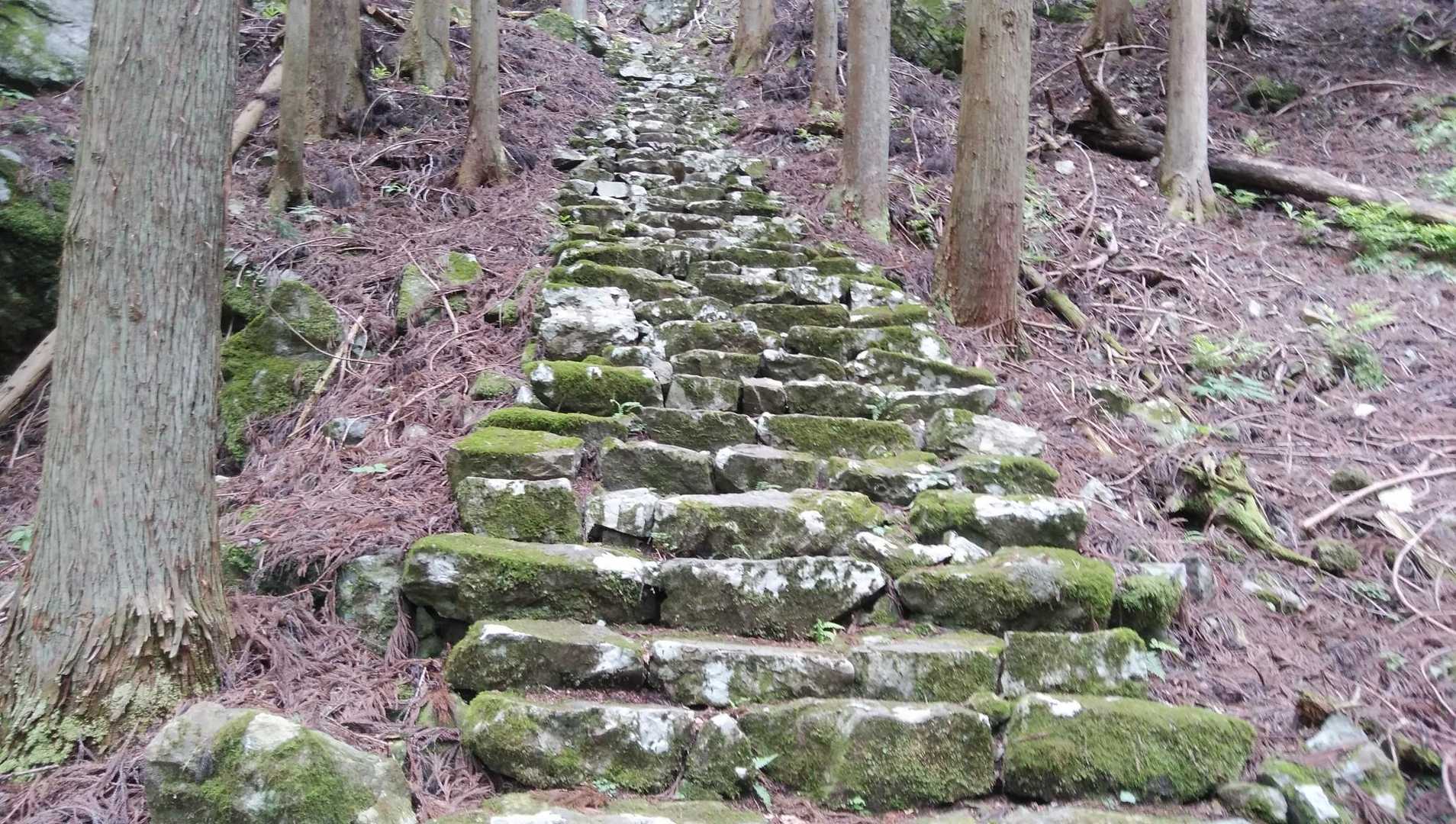 石段

