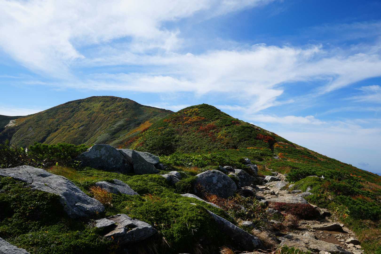 古寺鉱泉登山口-古寺山-大朝日岳-小朝日岳-鳥原山-畑場峰 周回コースの写真