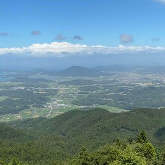 雷山大展望台。素晴らしいです。
