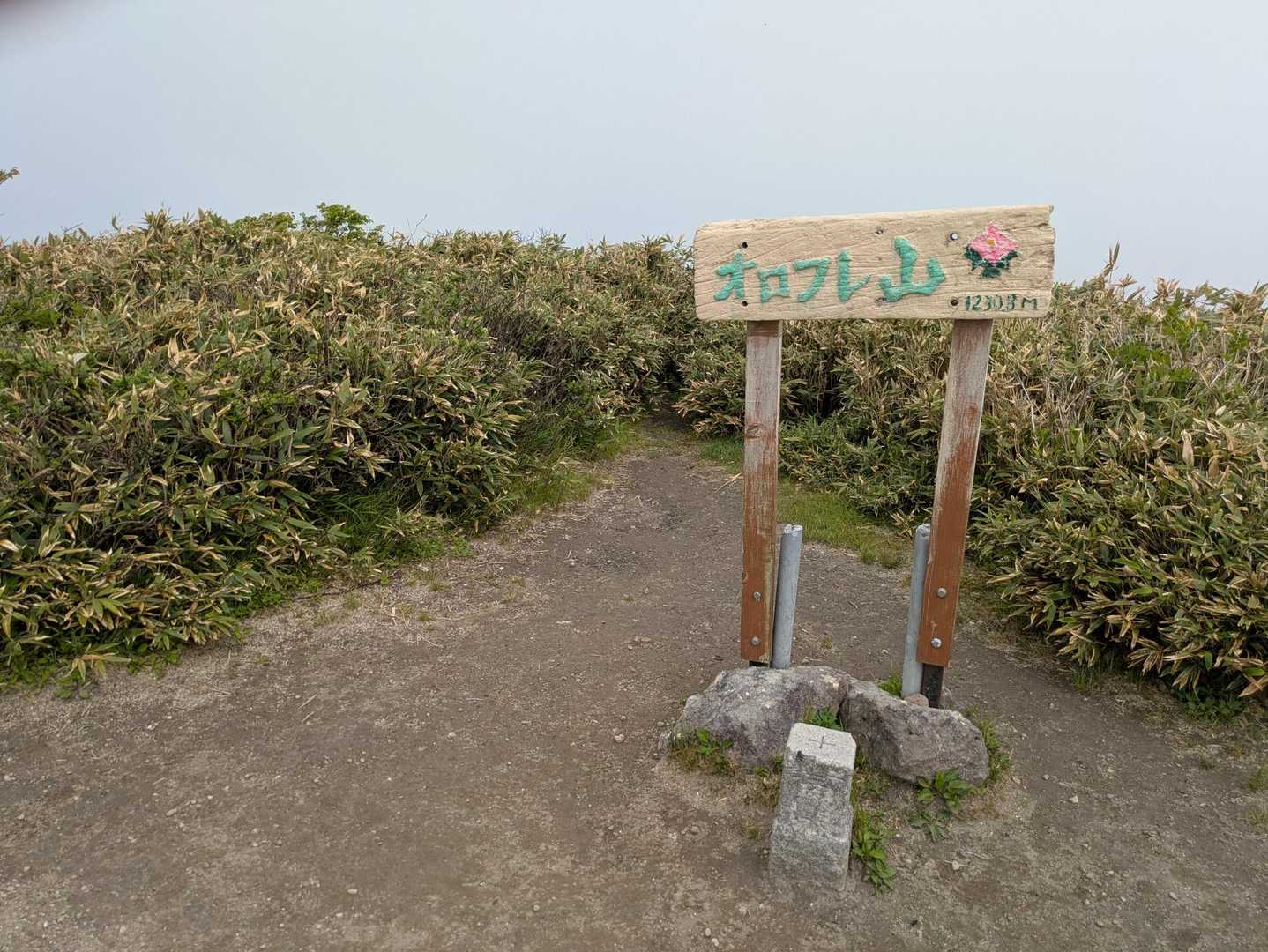 オロフレ峠-オロフレ山 往復コースの写真