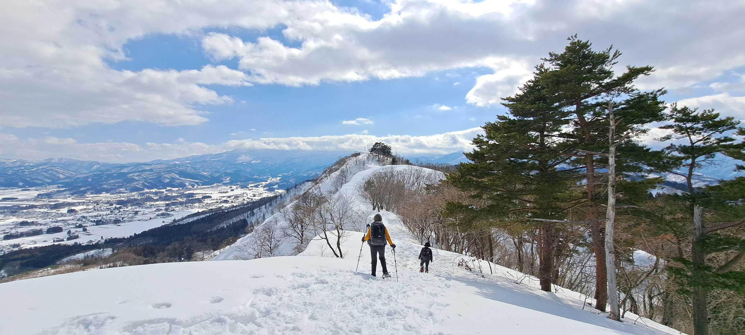 さあ～❄ここから、大好きな稜線歩き♪(’-’*)♪
