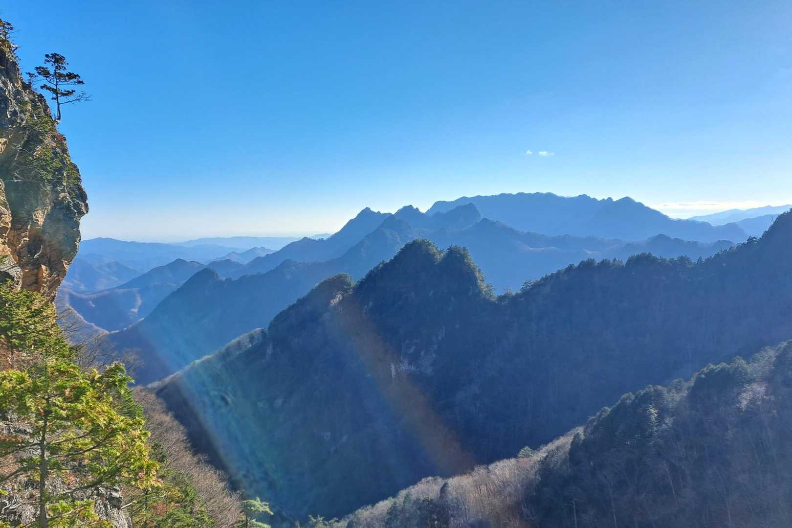 南側に両神山🤩