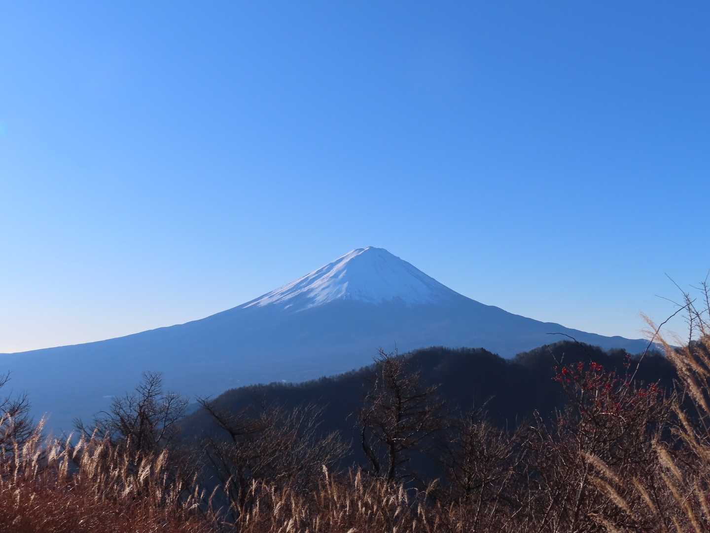 大石峠に到着
今日は☁️がない❗️