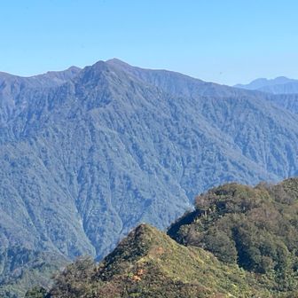毛猛山塊の山々