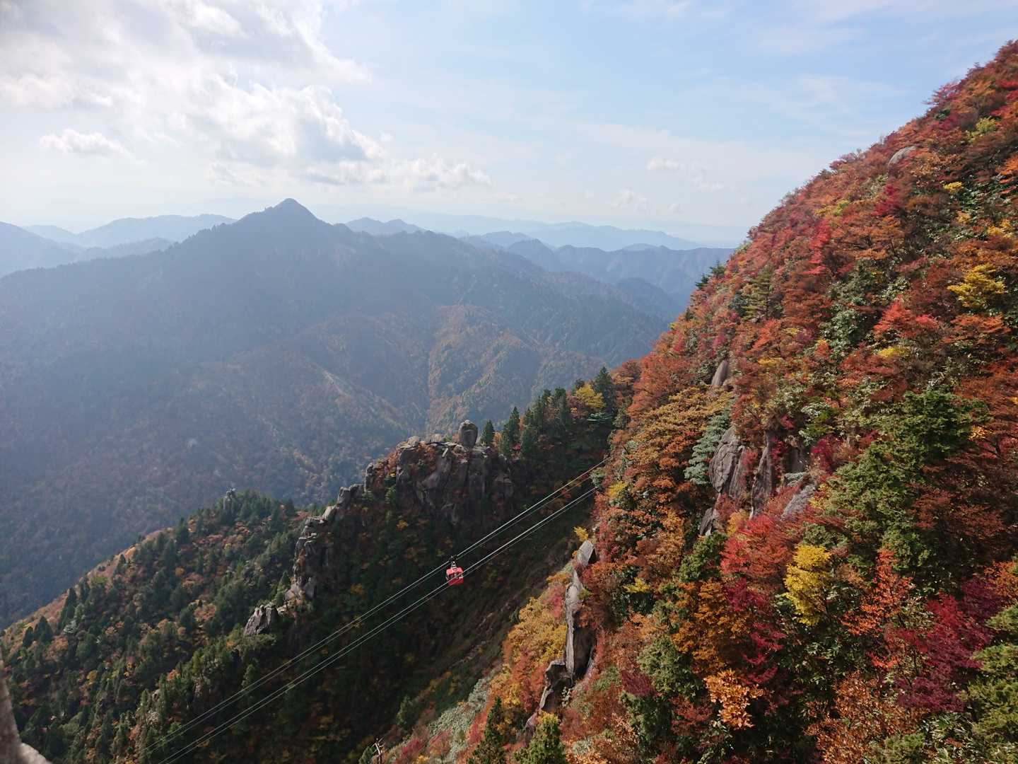後ろに鎌ｹ岳