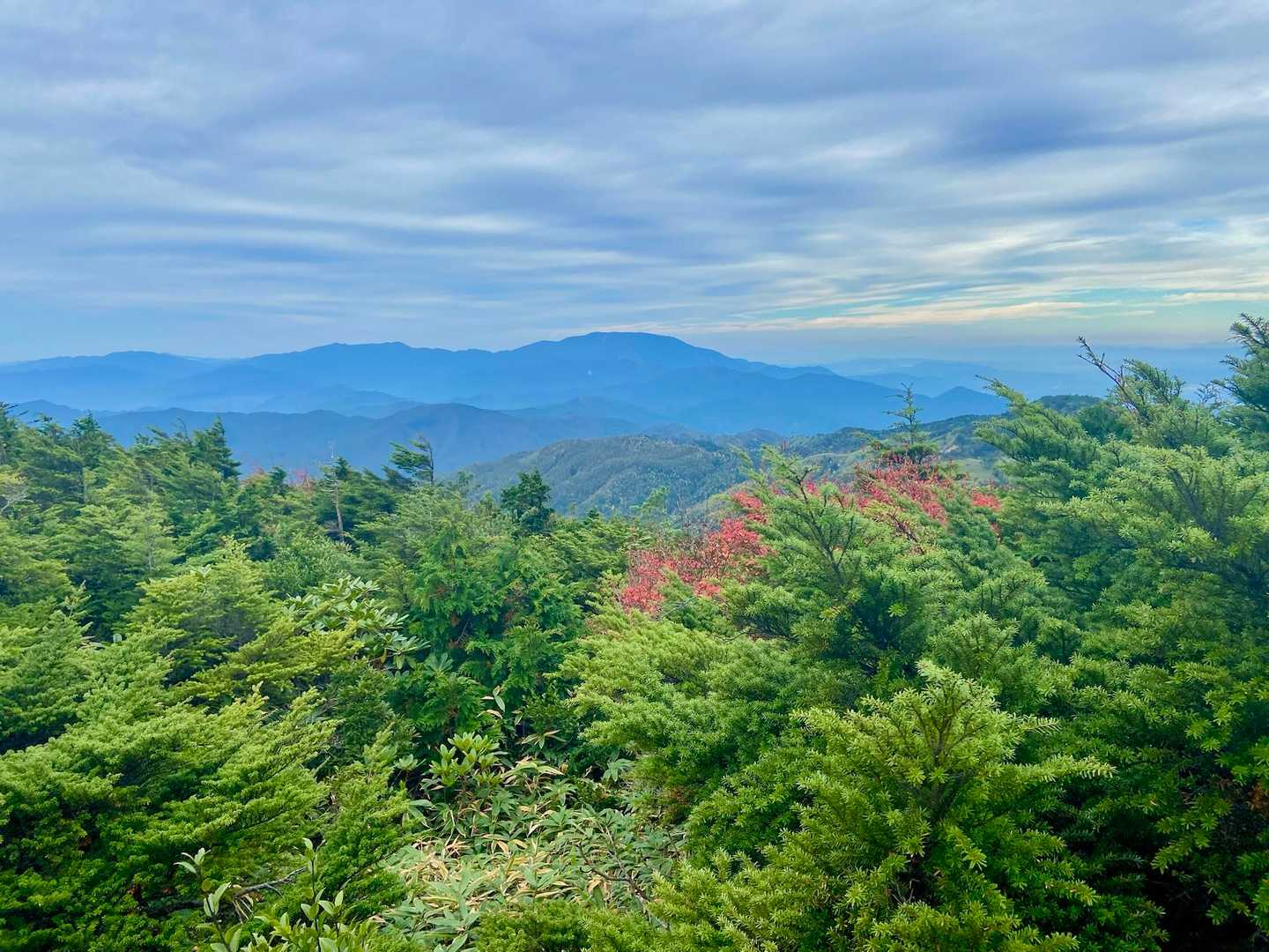 恵那山が見えました
