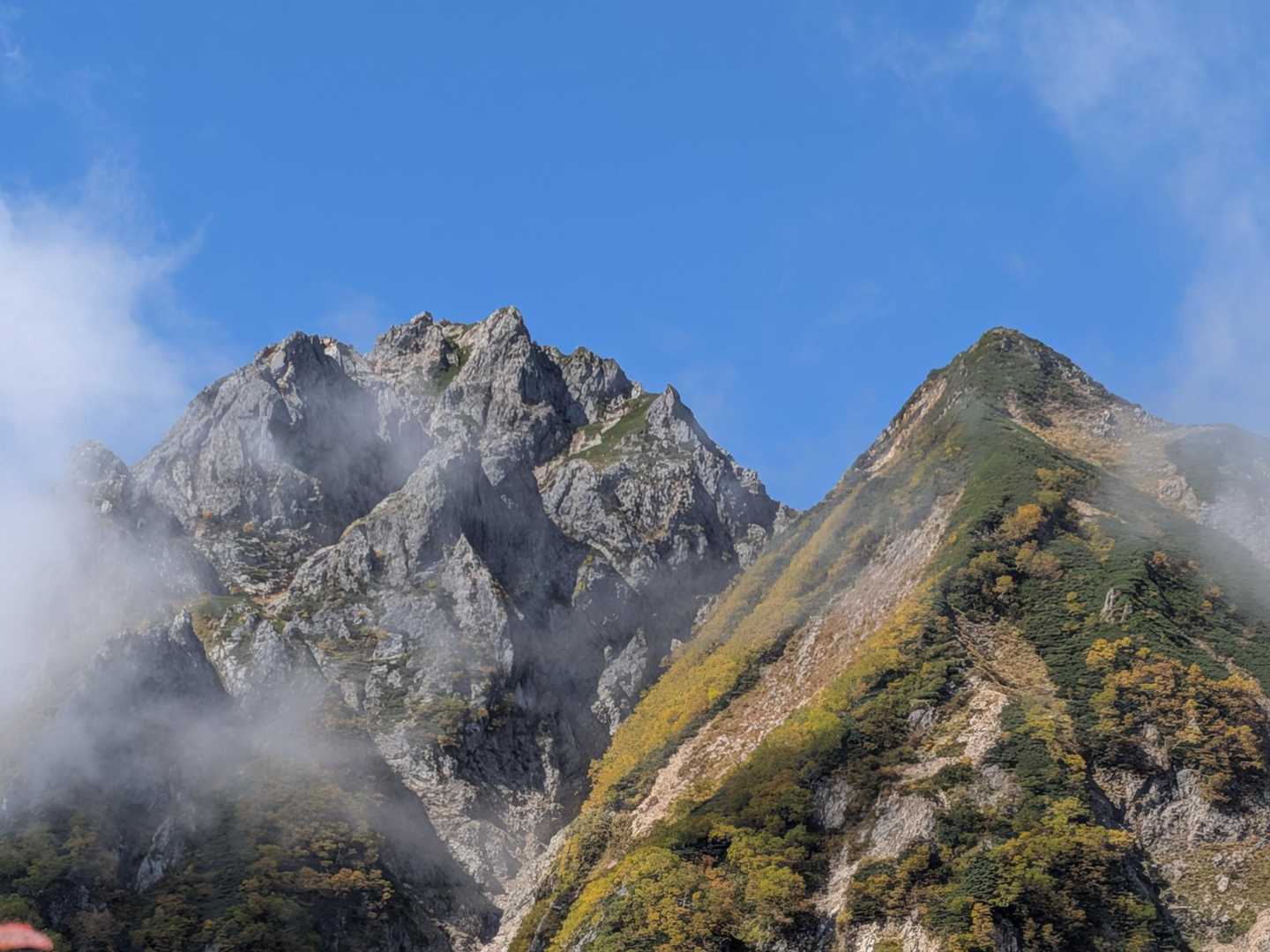 地蔵の頭-二ノ背髪-小遠見山-五竜登山口-中遠見山-大遠見 縦走コースの写真