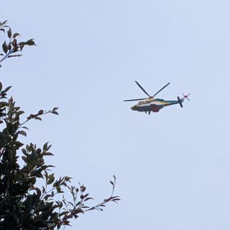 関西テレビ（カンテレ）の報道取材用ヘリコプター🚁
レオナルドAW139形機が飛んでます〜