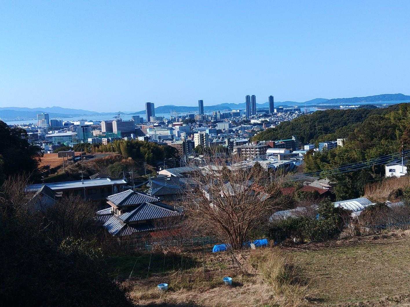 立花山登山道口・大権現登山道口-松尾山 往復コースの写真