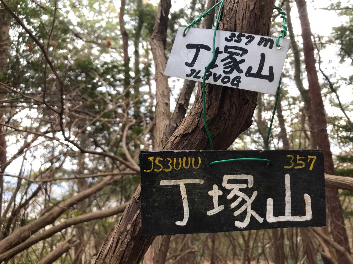 丁塚山に到着😊
