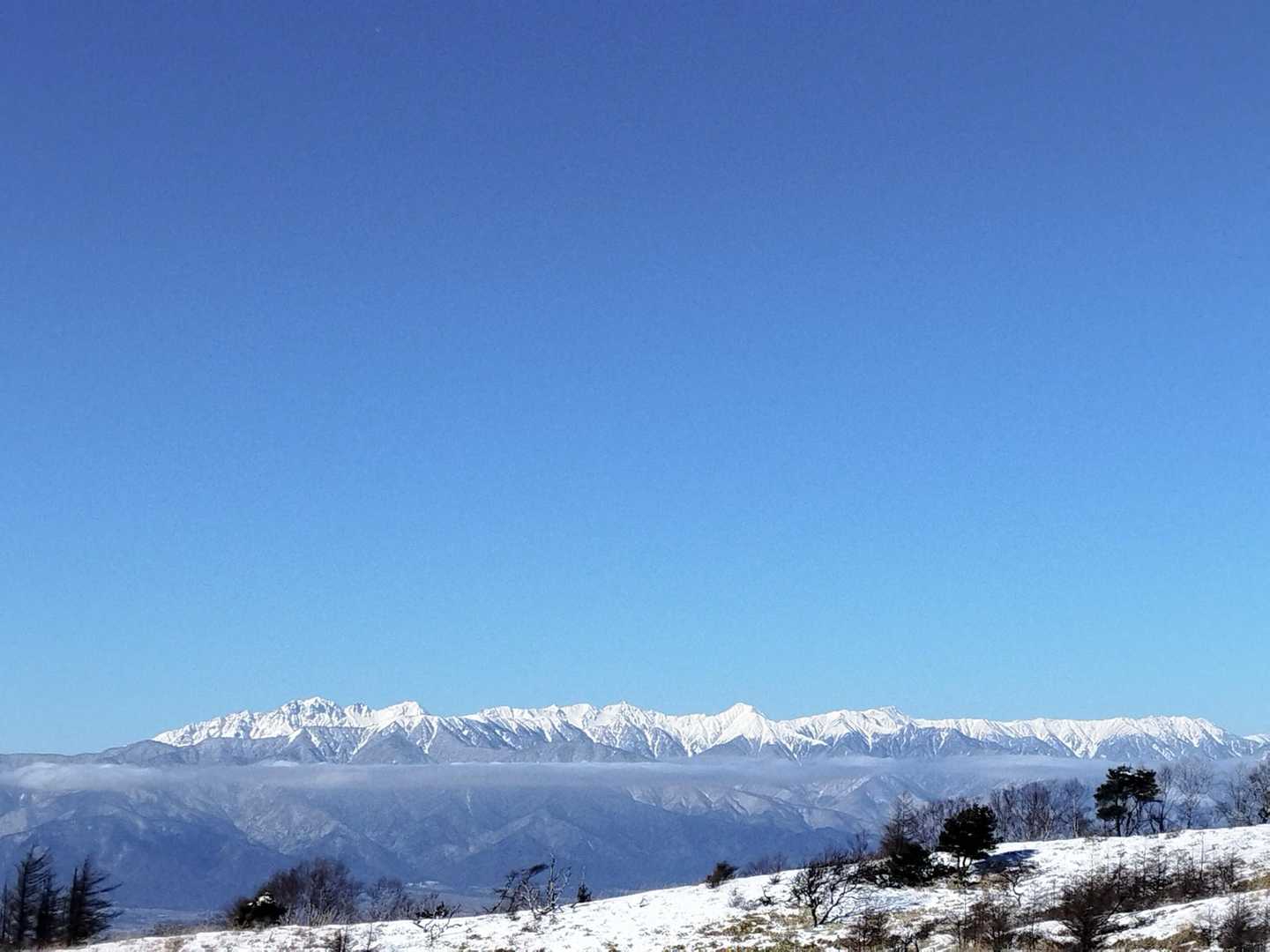 穂高、常念を中心に