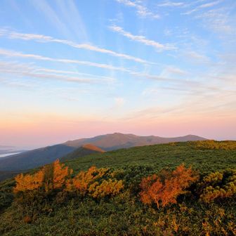 岩内方面側。チセヌプリ山頂からシャクナゲ岳は見えないので、登り道中で写真撮っておいたほうがよいかも。
