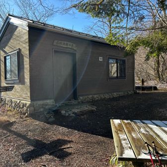 菰釣避難小屋　誰もいませんでした