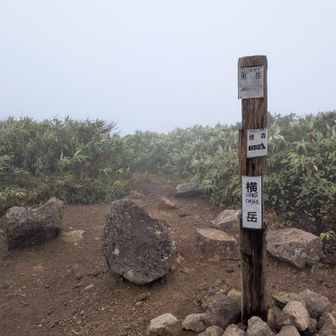 横岳に無事着🥳