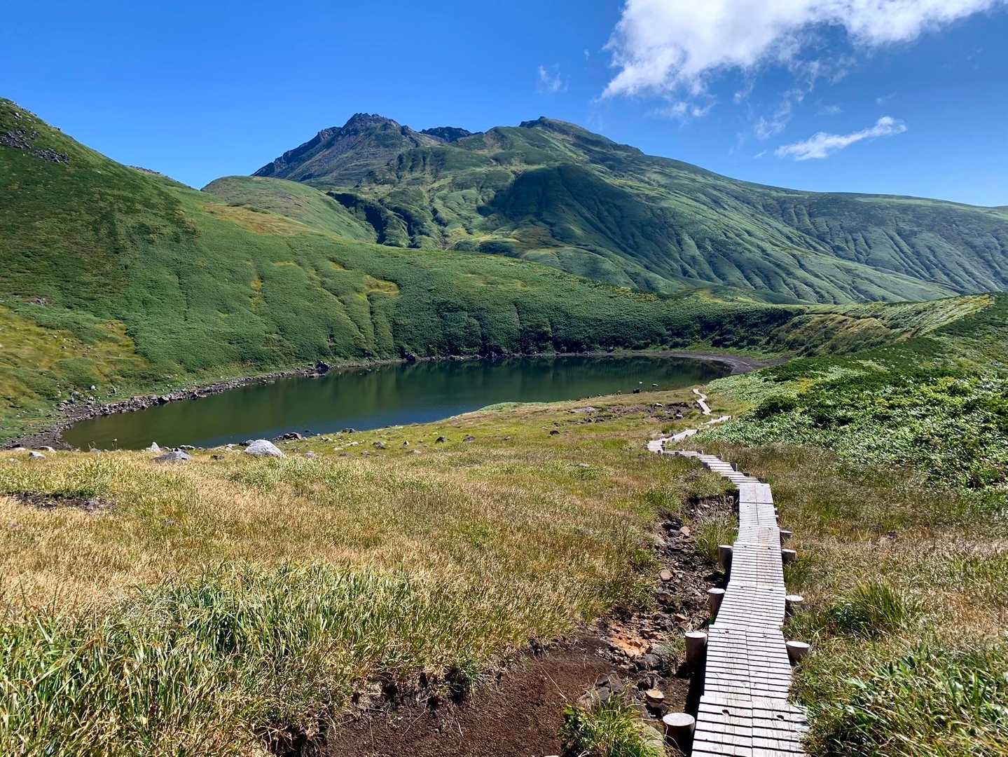 鉾立登山口-鳥ノ海御浜神社-扇子森 往復コースの写真
