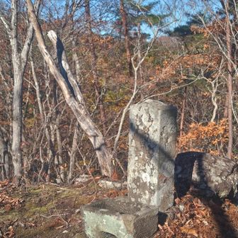 金比羅山到着！こちらは特に眺望もなければスペースもありませんでした