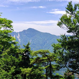 南側の眺望✨️

釈迦ヶ岳⛰️