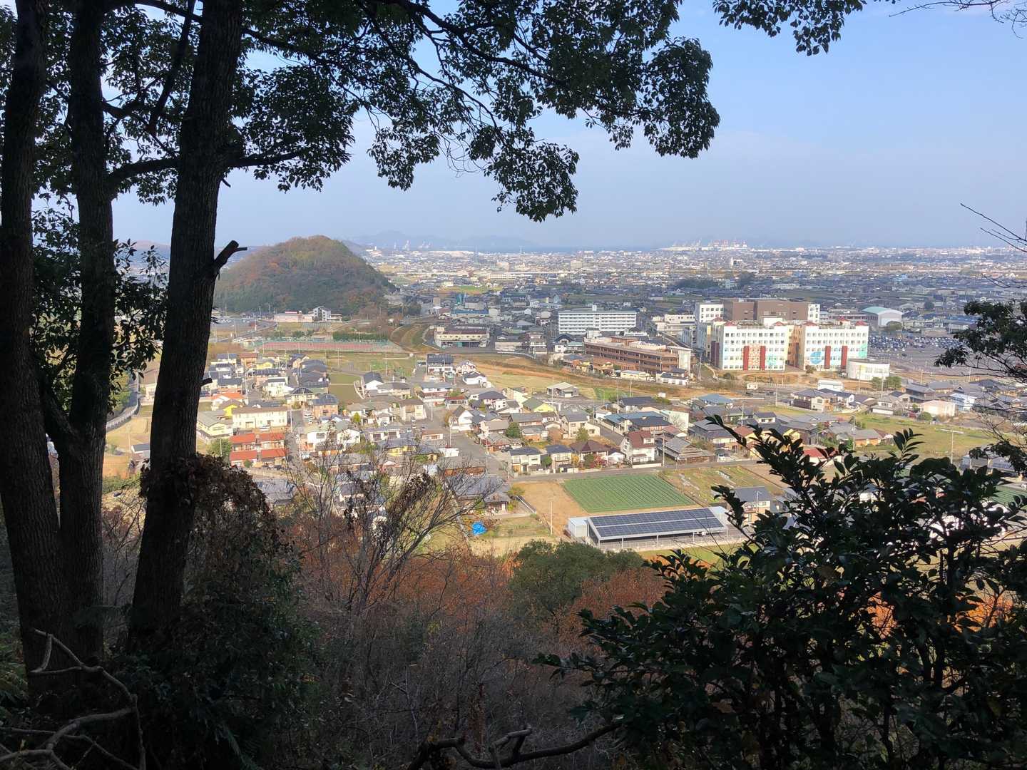 火上山登山口-火上山-出釈迦寺奥の院-我拝師山-大坂峠-筆 縦走コースの写真