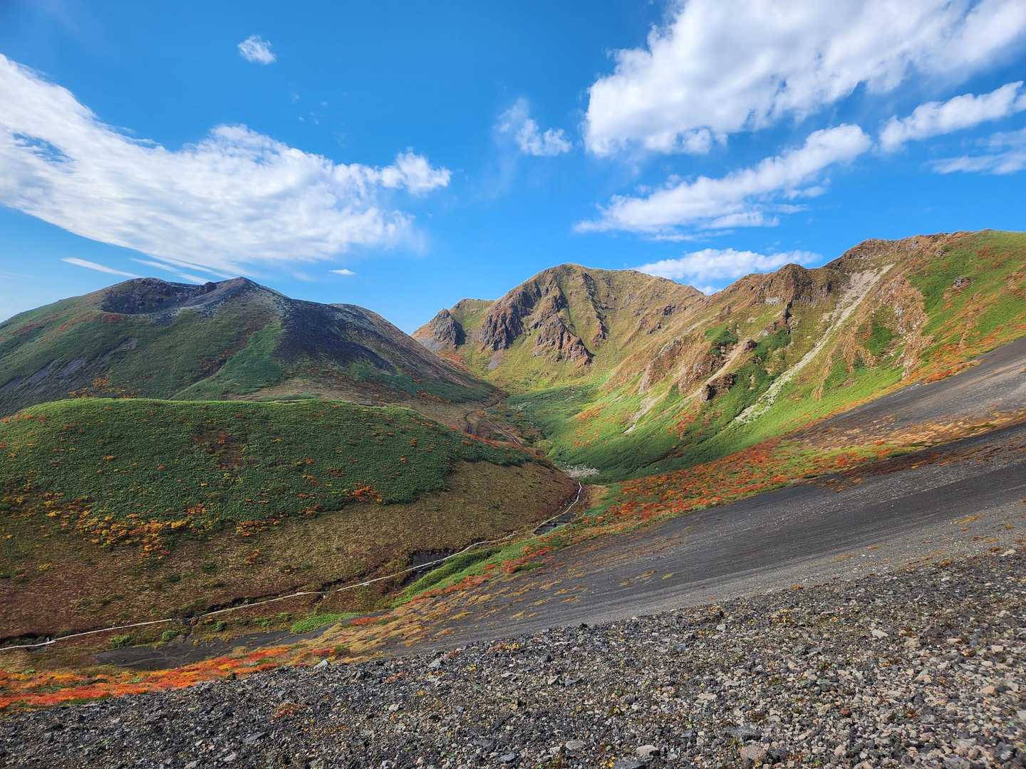 駒池-秋田駒ヶ岳国見コース登山口 縦走コースの写真