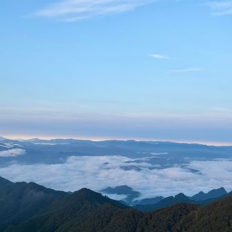 高千穂方面は雲海