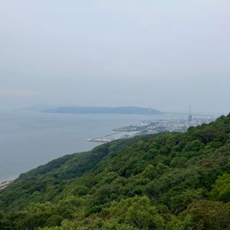 鉢伏山上駅展望台から