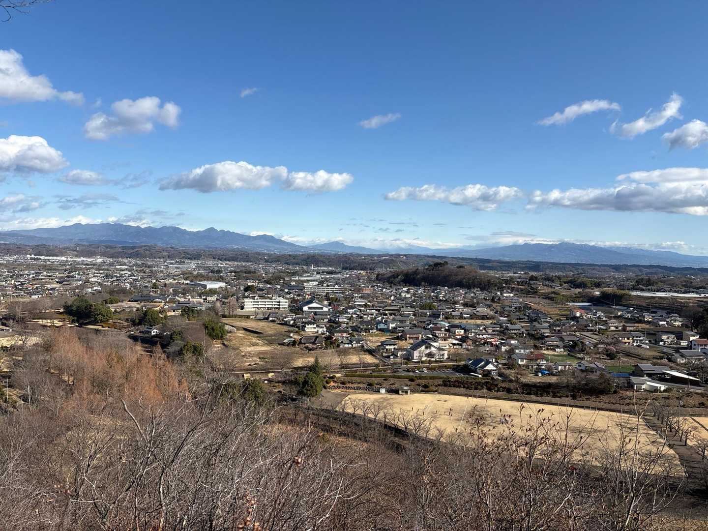 展望台より
榛名、赤城がよく見える👀