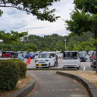 土曜日！
それでも、一番遠い駐車場に駐車出来ました😊