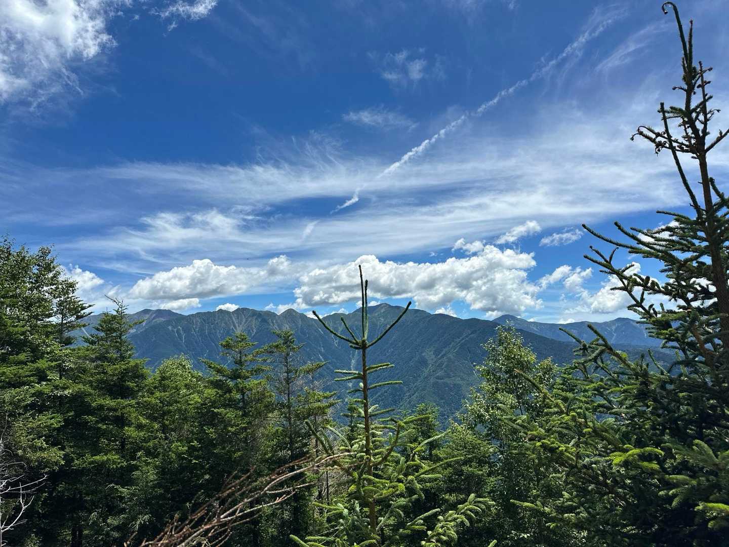 聖岳見えるね