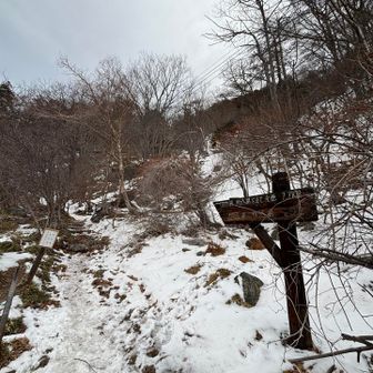 トレイル　チェーンスパイクをつけた