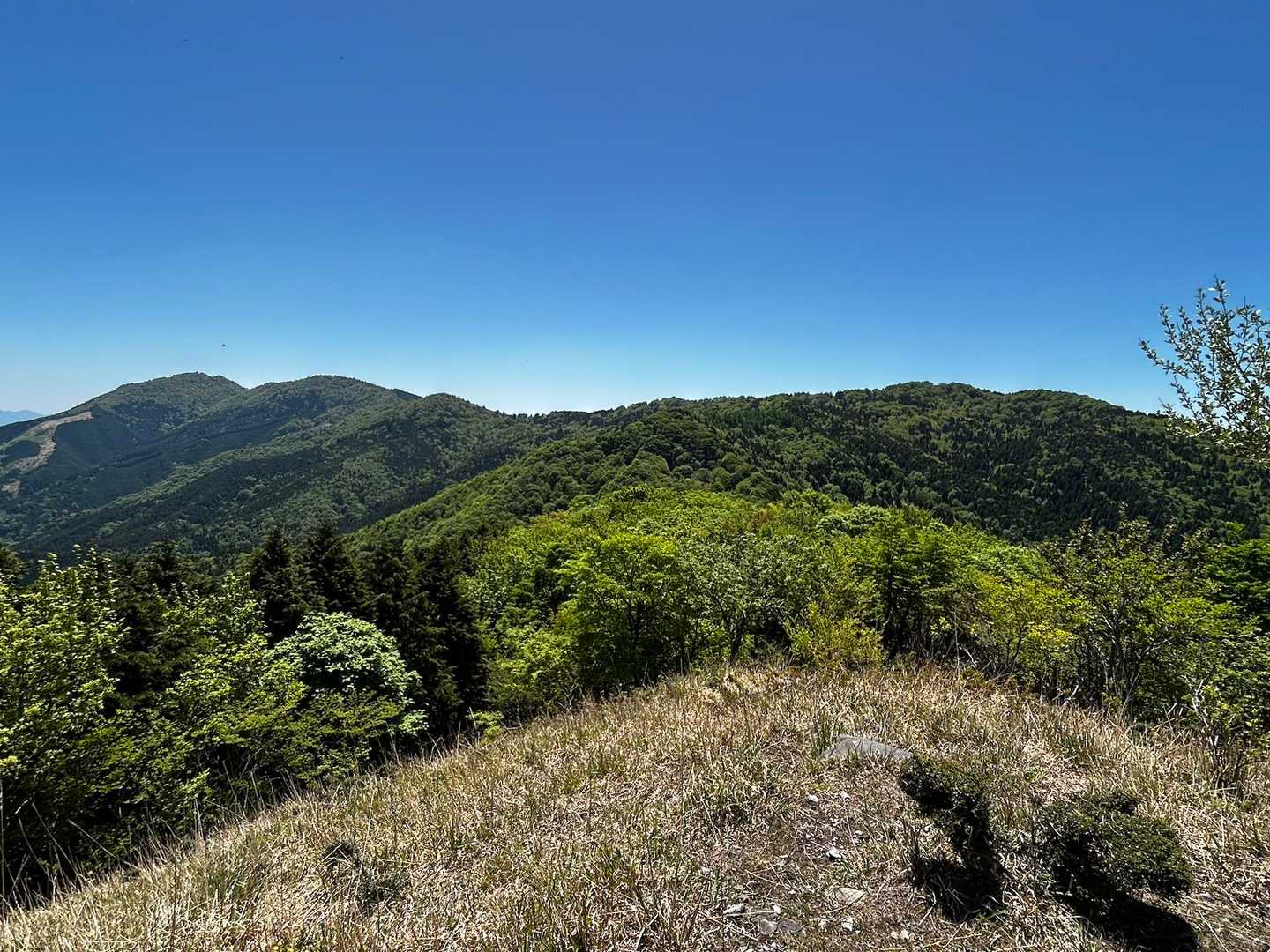 駒の尾山から船木山を望む⛰️🏔️