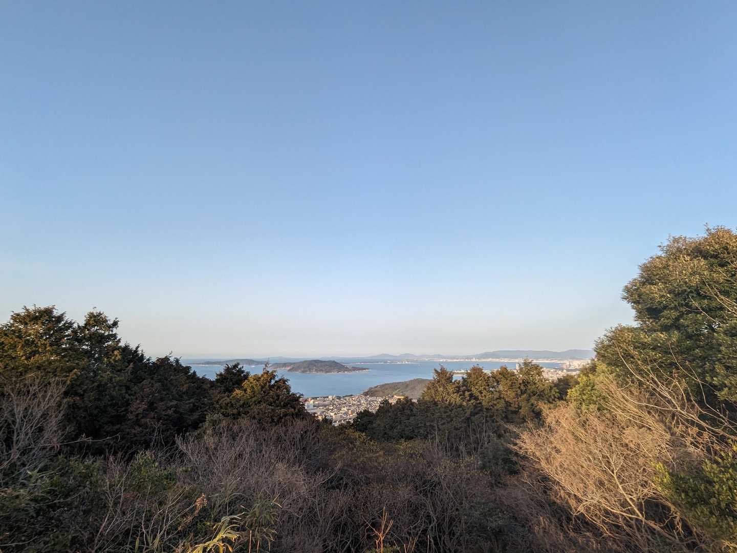 博多湾方面